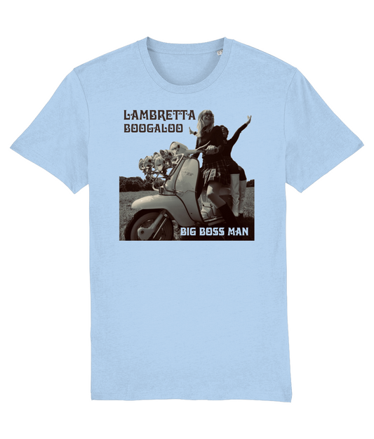 LAMBRETTA BOOGALOO: T-Shirt Official Merchandise of Big Boss Man.3 Colours Small to 4XL - SOUND IS COLOUR