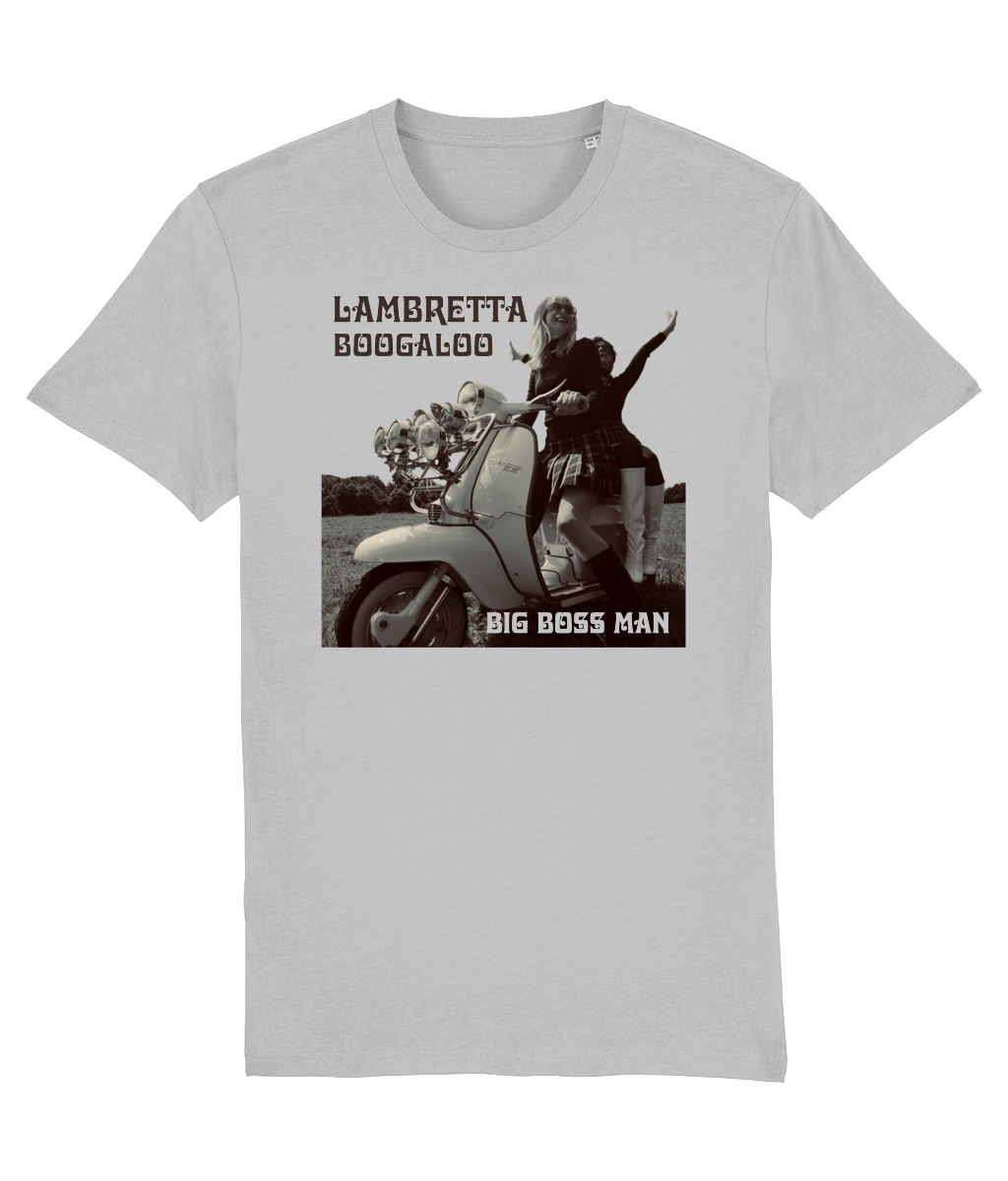 LAMBRETTA BOOGALOO: T-Shirt Official Merchandise of Big Boss Man.3 Colours Small to 4XL - SOUND IS COLOUR
