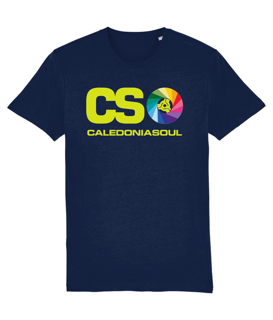 CALEDONIA SOUL: CLUB Logo: Premium Organic T-Shirt. Small to 4XL (3 COLOURS) Official Merchandise by Sound is Colour. - SOUND IS COLOUR