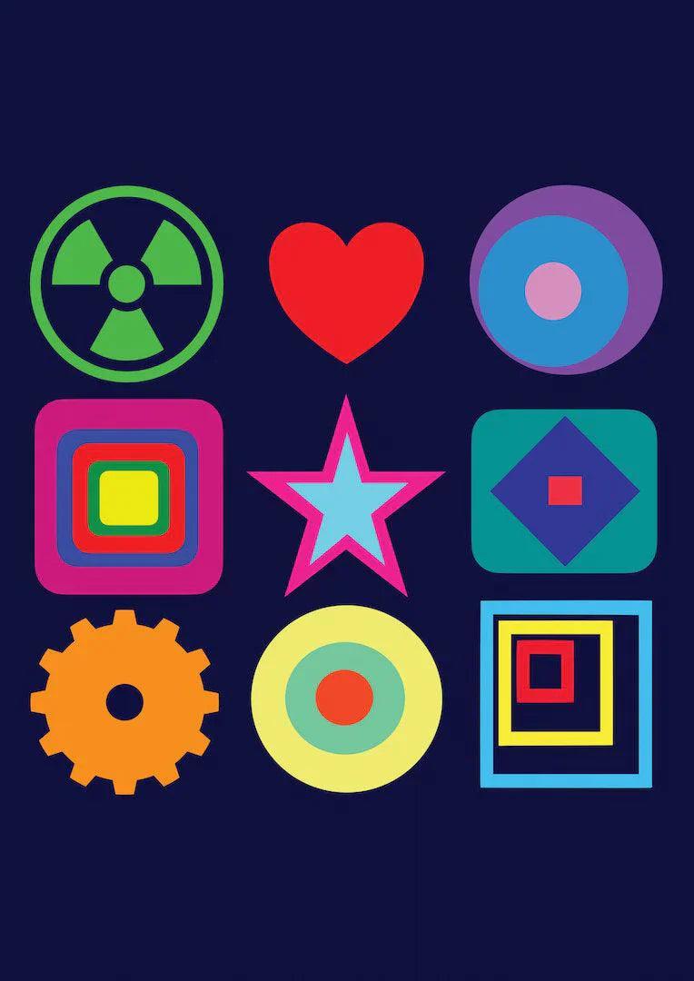 MODIFICATIONS: Fine Art Print Inspired by Pop-Art and Peter Blake - SOUND IS COLOUR