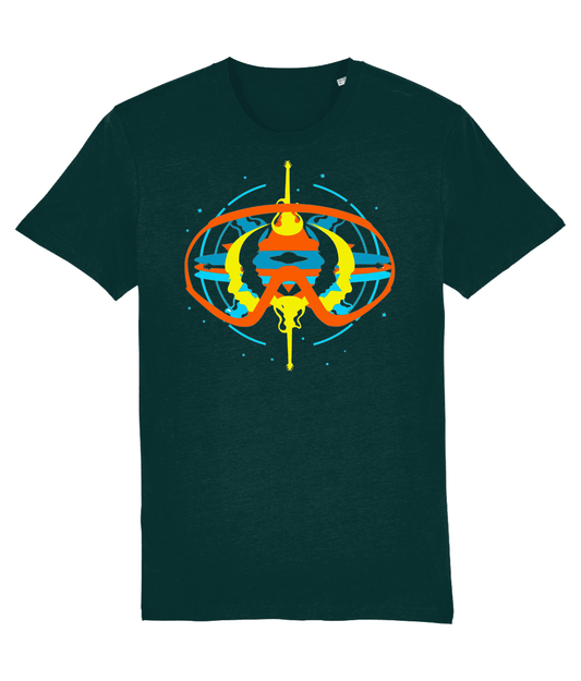 MOTHERSHIP: Inspired by George Clinton & Funkadelic 4 Colours. Small to 4XL - SOUND IS COLOUR