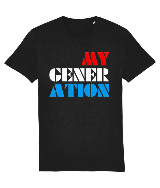MY GENERATION: T-Shirt Inspired by The Who. Small to 4XL - SOUND IS COLOUR