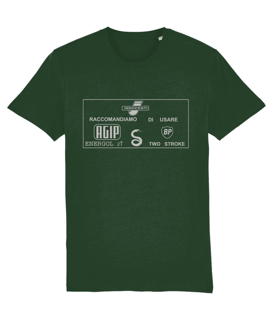 PETROL CAP: T-Shirt Inspired by Classic Lambretta Scooters (3 Colour Options) Small to 4XL - SOUND IS COLOUR