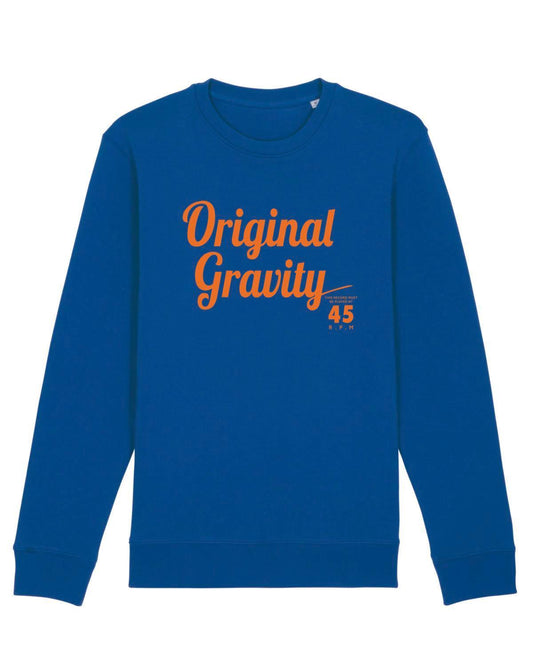 PLAYS at 45 RPM: Original Gravity Records Sweatshirt (3 Colour Options) - SOUND IS COLOUR