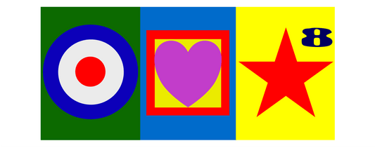 Pop Art Mugs: Inspired by Paul Weller and Peter Blake - SOUND IS COLOUR