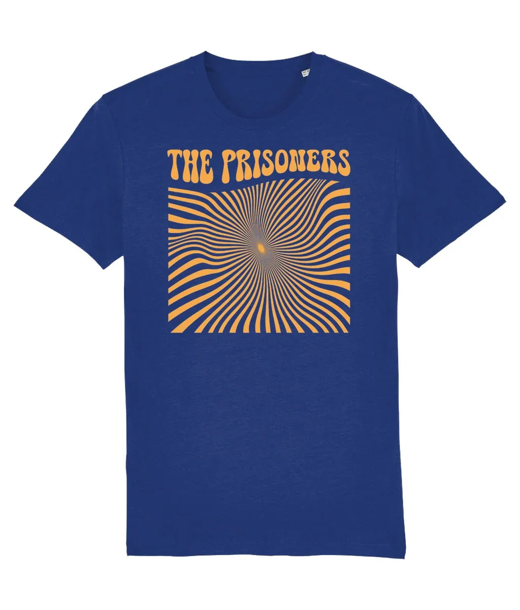 **PRE-SALE COLLECT AT THE GIG** THE PRISONERS: 2 Sided Deep Blue T-Shirt: Live Herne Bay: Official Merchandise by Sound is Colour (Copy) - SOUND IS COLOUR
