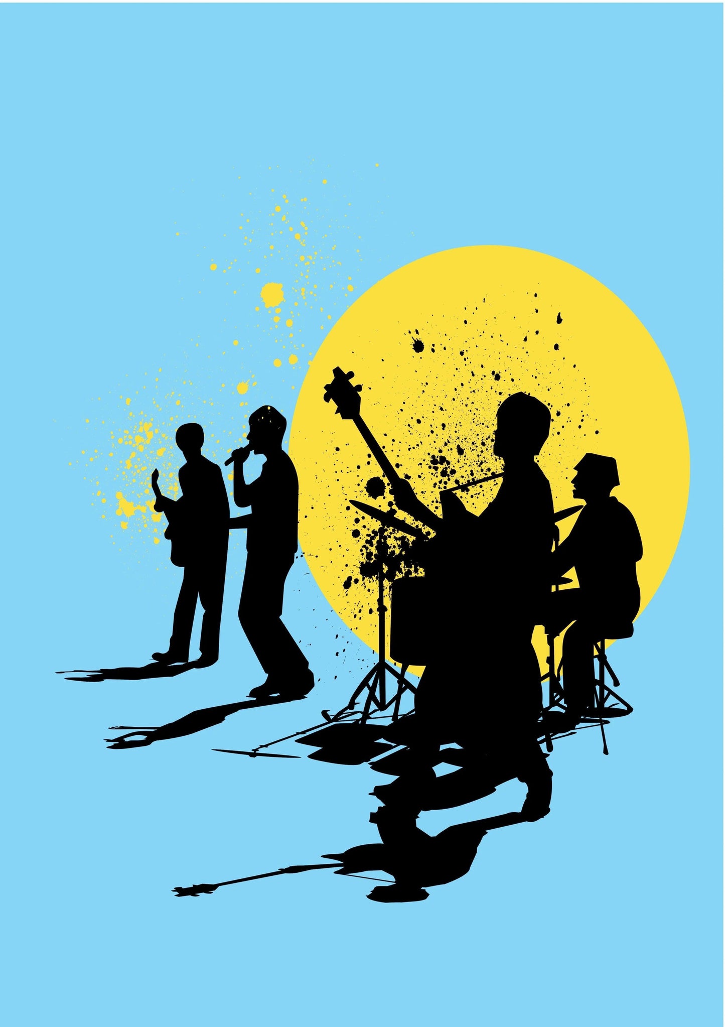 REHEARSALS (Denim): T-Shirt Inspired by The Stone Roses - SOUND IS COLOUR