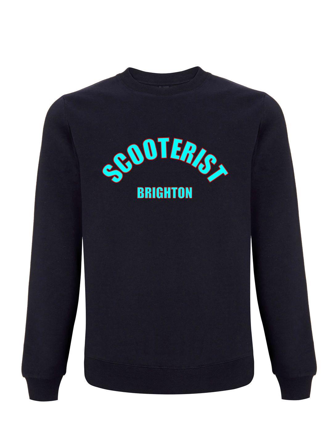 SCOOTERIST: Bespoke Sweatshirt Made to Order. Town, Country, Scooter Club, Model (2 Colours) - SOUND IS COLOUR