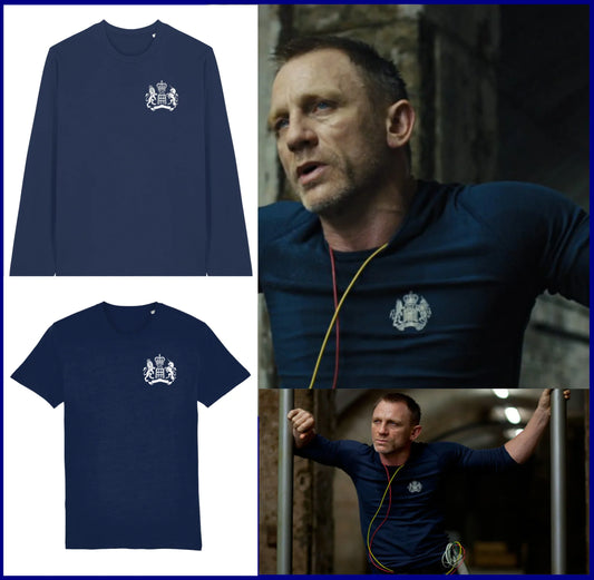 SECRET INTELLIGENCE SERVICE: T-Shirt As Worn by James Bond. Short and Long Sleeve. Small to 4XL - SOUND IS COLOUR