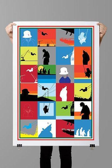 SPIKE ISLAND Fine Art Print: WALL ART Inspired by The Stone Roses - SOUND IS COLOUR