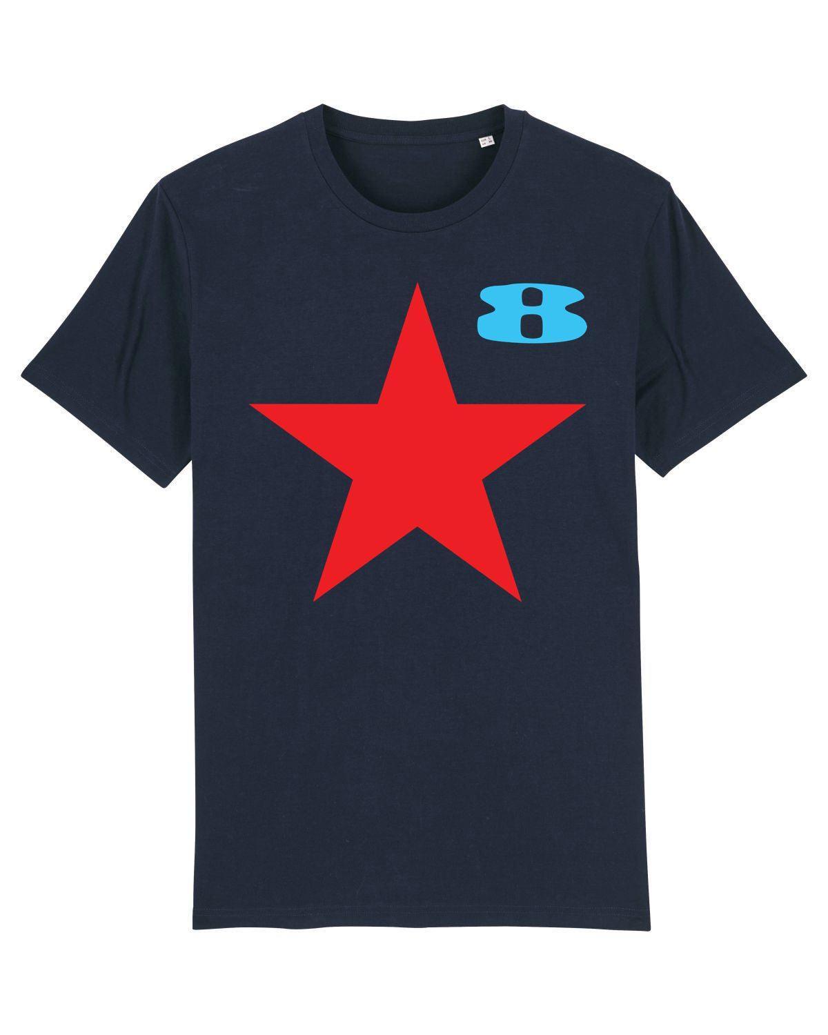 STAR (Navy): T-Shirt Inspired by Peter Blake and Paul Weller - SOUND IS COLOUR