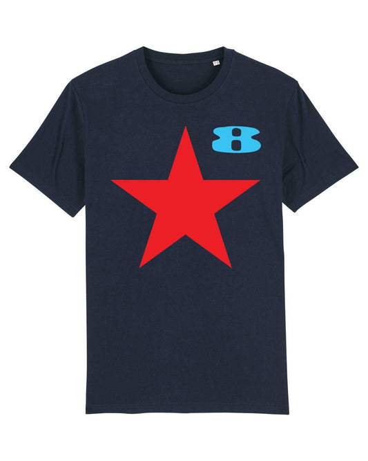 STAR (Navy): T-Shirt Inspired by Peter Blake and Paul Weller - SOUND IS COLOUR