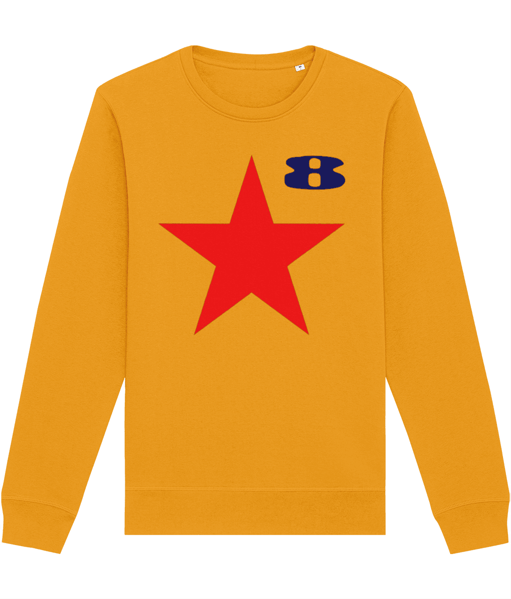 STAR: Yellow Sweatshirt Inspired by Peter Blake and Paul Weller - SOUND IS COLOUR