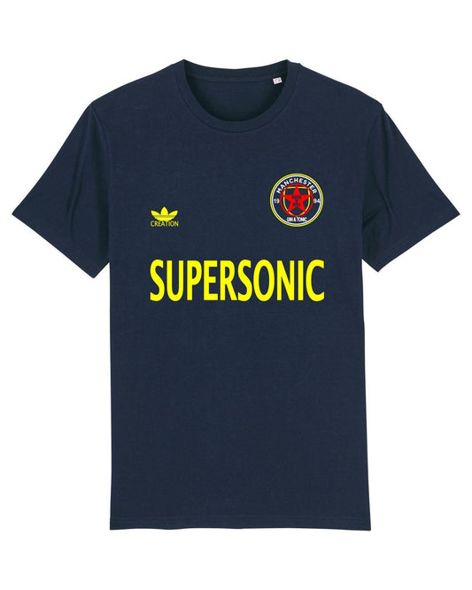 SUPERSONIC STAR: T-Shirt Inspired by Oasis & Football - SOUND IS COLOUR