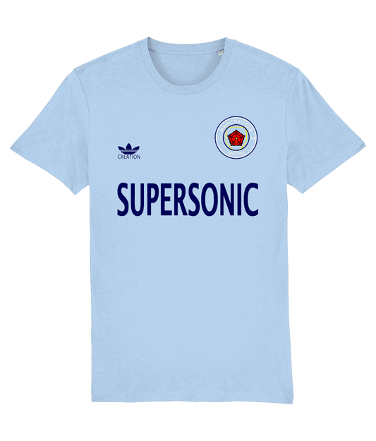 SUPERSONIC: T-Shirt Inspired by Oasis & Football - SOUND IS COLOUR