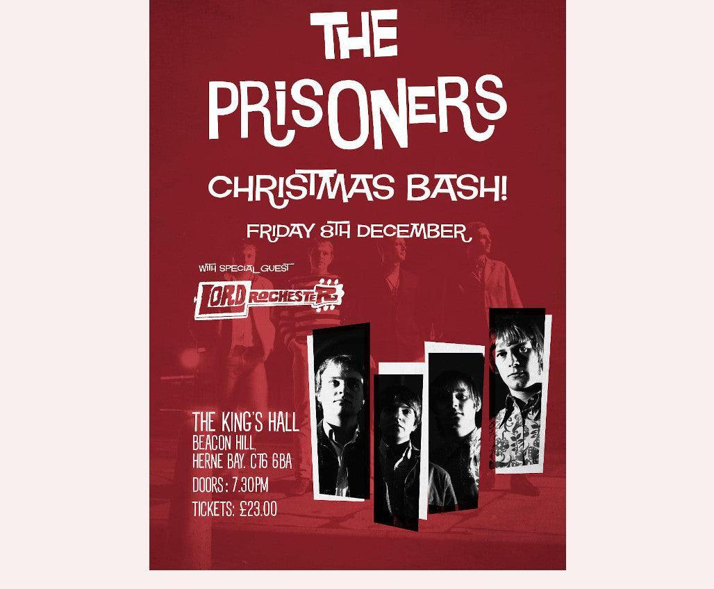 THE PRISONERS: Reunion Logo RED: T-Shirt Official Merchandise by Sound is Colour. - SOUND IS COLOUR