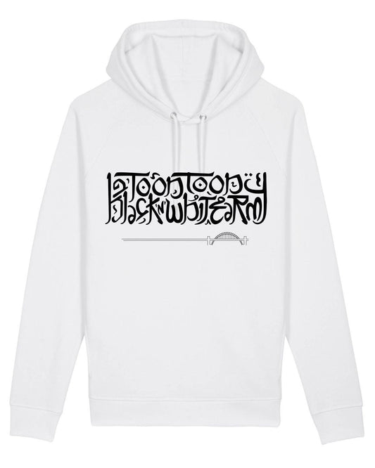 TOON TOON BLACK 'N' WHITE ARMY: Hoodie from NUFC East Stand 65 (4 Colour Options) - SOUND IS COLOUR