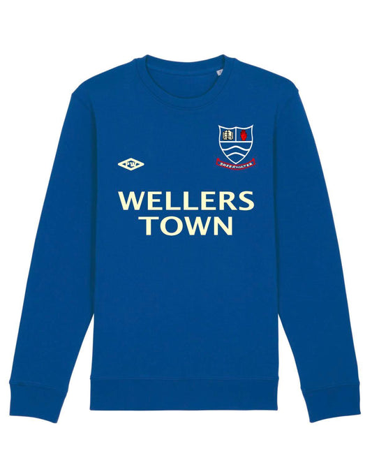 WELLERS TOWN: Sweatshirt Inspired by The Jam, Paul Weller, Black Barn Studios & Football. SOUND IS COLOUR
