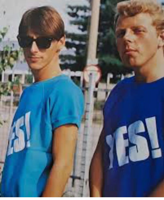 YES!: T-Shirt Worn By The Style Council, Paul Weller & Mick Talbot. Small to 4XL - SOUND IS COLOUR, SOLID BOND, Sweatshirt, Inspired by, The Style Council, t-shirt., t-shirts, paul weller, SOUND IS COLOUR, Style council, shout to the top,