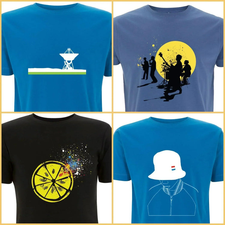 100% ORGANIC COTTON : MANCHESTER & INDIE MUSIC RANGE