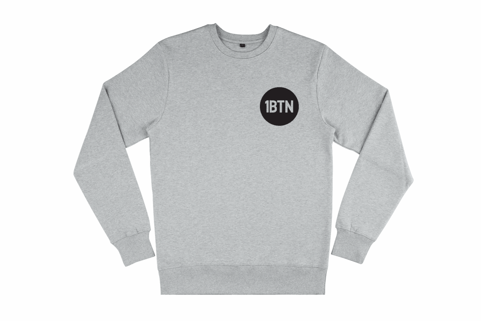 1BTN CHEST LOGO: Sweatshirt Official Merchandise of 1BTN.FM (5 Colour Options) - SOUND IS COLOUR