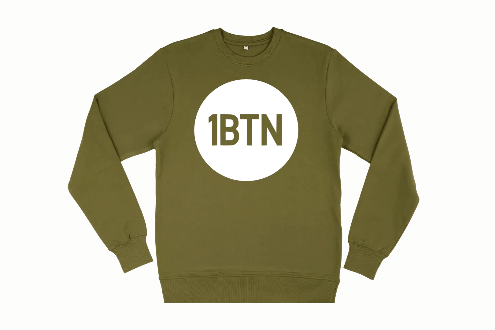 1BTN LARGE LOGO: Sweatshirt Official Merchandise of 1BTN.FM (5 Colour Options) - SOUND IS COLOUR