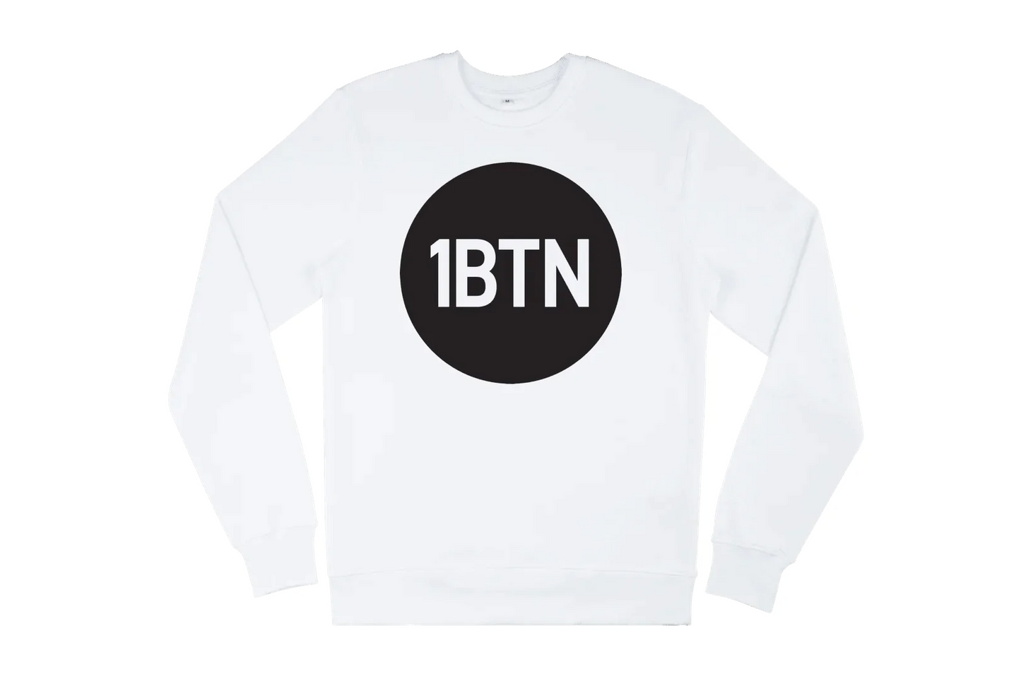 1BTN LARGE LOGO: Sweatshirt Official Merchandise of 1BTN.FM (5 Colour Options) - SOUND IS COLOUR