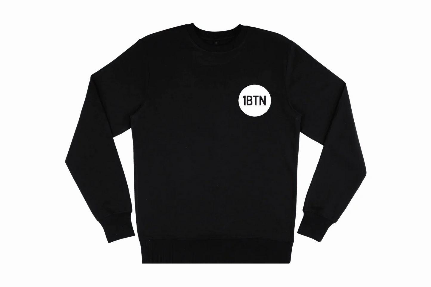 1BTN LOGO: 2 Sided Sweatshirt Official Merchandise of 1BTN.FM (5 Colour Options) - SOUND IS COLOUR
