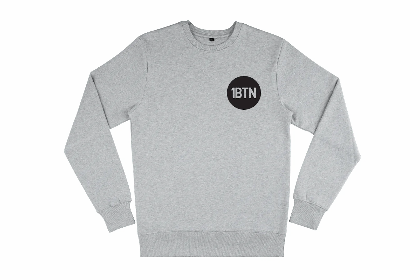 1BTN LOGO: 2 Sided Sweatshirt Official Merchandise of 1BTN.FM (5 Colour Options) - SOUND IS COLOUR