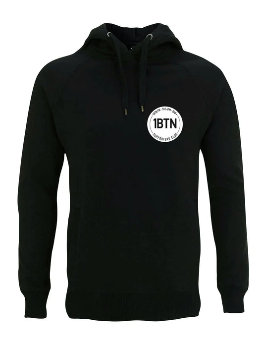 1BTN SUPPORTERS CLUB CHEST LOGO: Hoodie Official Merchandise of 1BTN.FM (5 Colour Options) - SOUND IS COLOUR