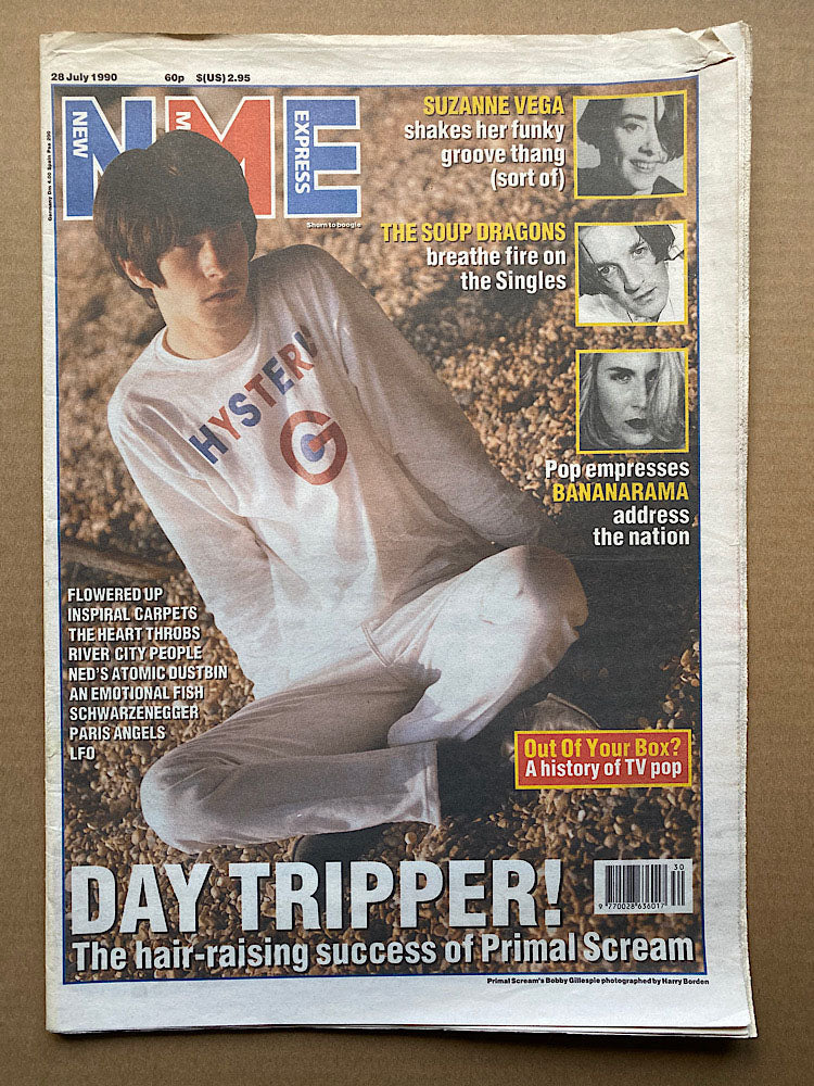 HYSTERIC 1990: Long Sleeve T-Shirt As Worn by Bobby Gillespie (Primal Scream). 3 Colours Small to 3XL - SOUND IS COLOUR