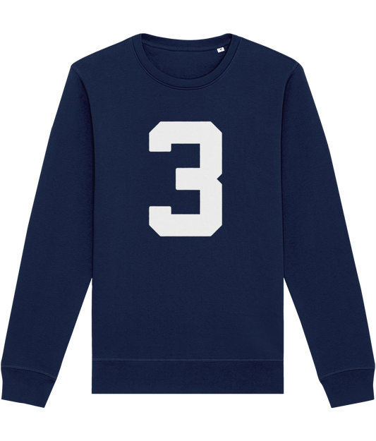 HIGH NUMBERS: 3 - Ivy Style Sweatshirt. Small to 4XL