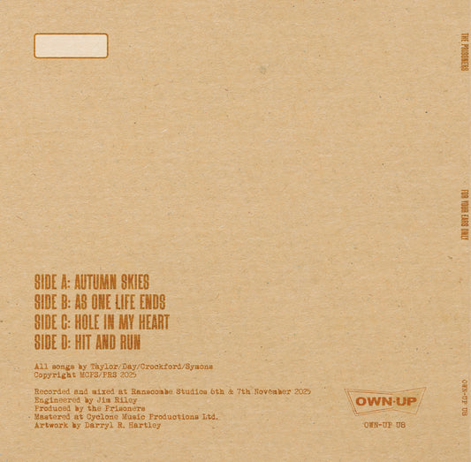 THE PRISONERS: For Your Ears Only: New EP: COLLECTION ONLY FROM THE KINGS HALL