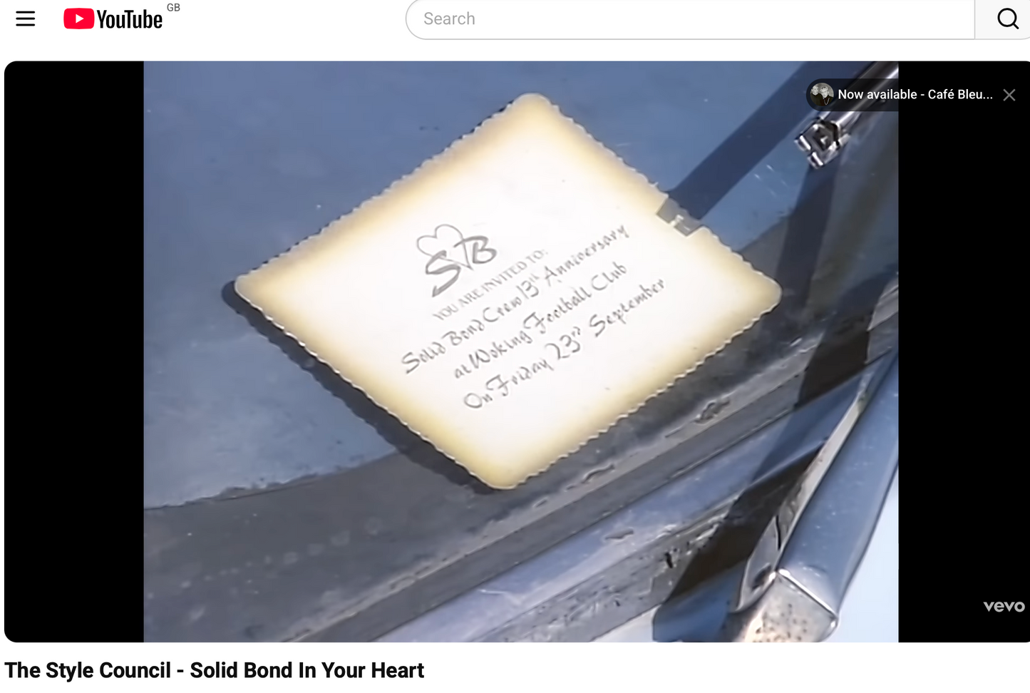 SOLID BOND: TSC 83 Invite Font: Doubel Sided T-Shirt Inspired by The Style Council & Football  Small to 4XL