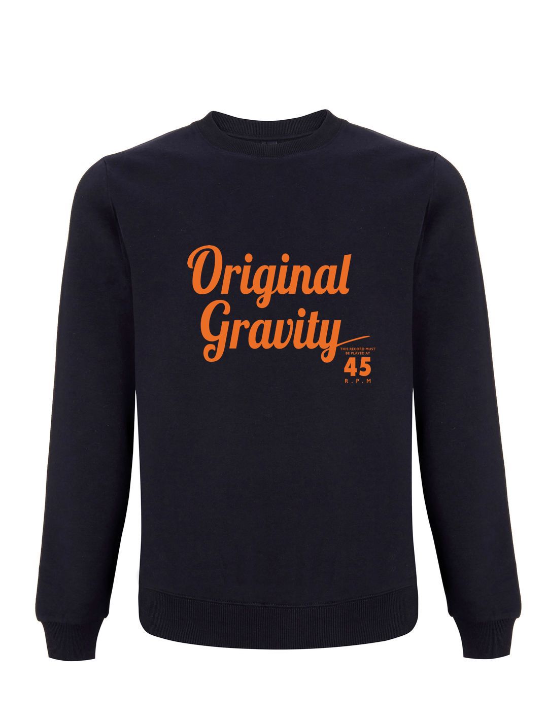 PLAYS at 45 RPM: Original Gravity Records Sweatshirt (3 Colour Options)