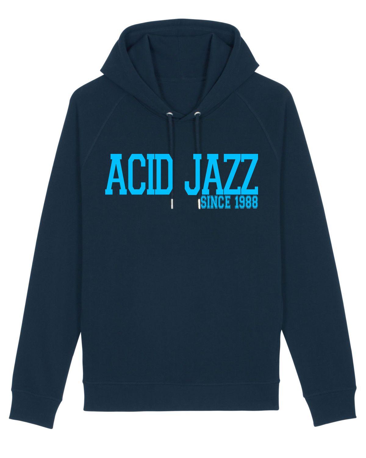 ACID JAZZ: 1988 Hoodie Official Merchandise of Acid Jazz Records - SOUND IS COLOUR