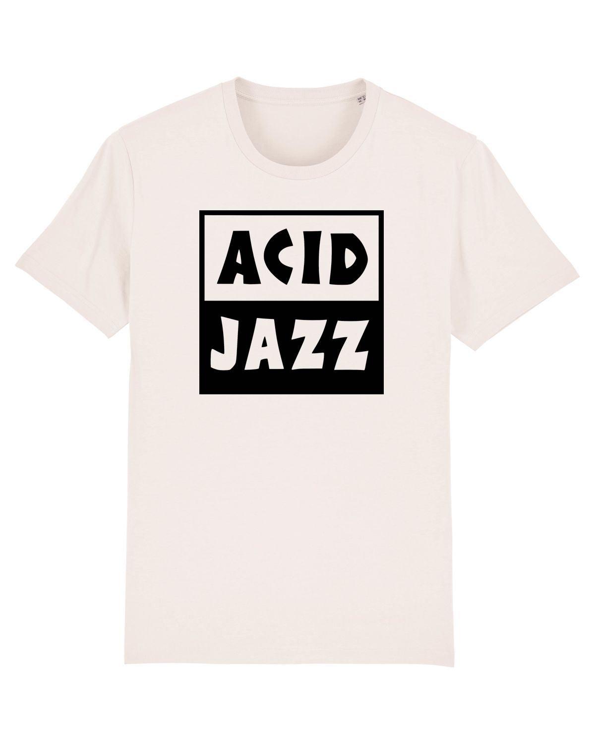 ACID JAZZ: Black Logo T-Shirt Official Merchandise of Acid Jazz Records (3 Colour Options) - SOUND IS COLOUR