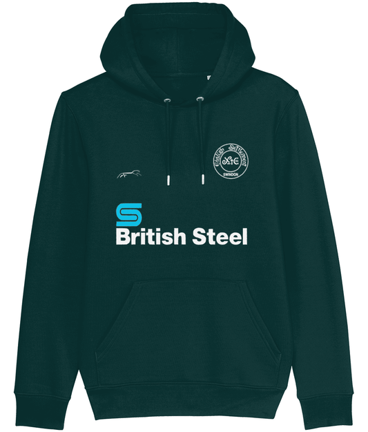 BRITISH STEEL: Hoodie Inspired by XTC & Football: Small to 3XL - SOUND IS COLOUR