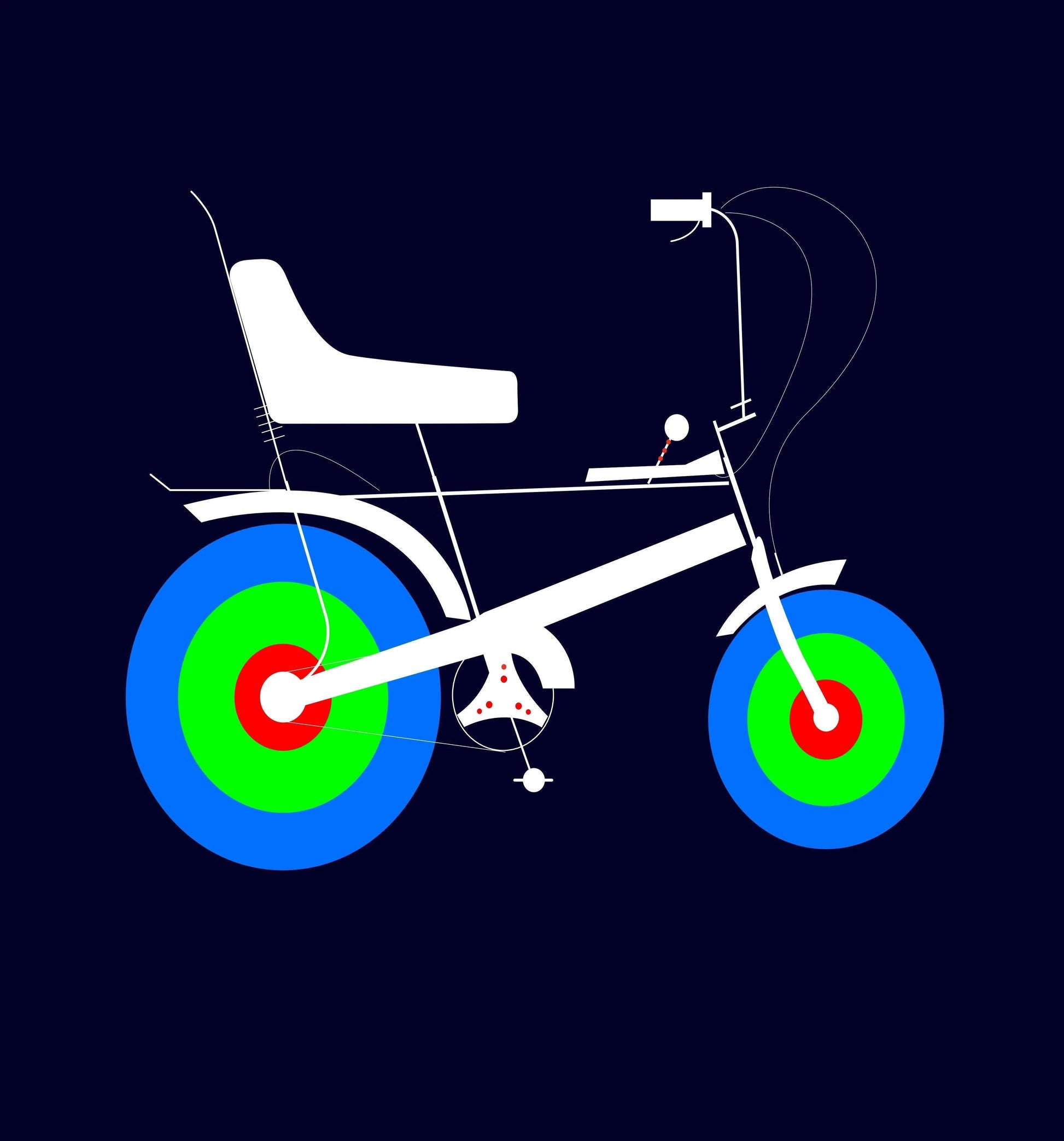 CHOPPER: T-Shirt Inspired by kids of the 70's - SOUND IS COLOUR