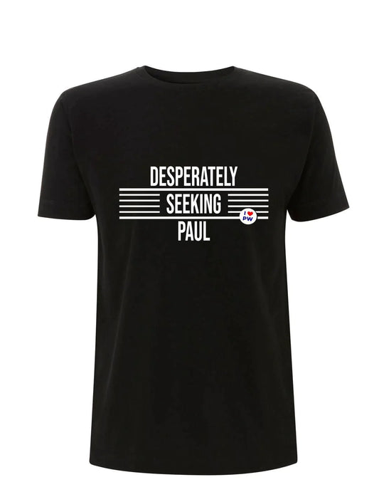 DESPERATELY SEEKING PAUL: T-Shirt with Heart Official Merchandise of Paul Weller Fan Podcast - SOUND IS COLOUR