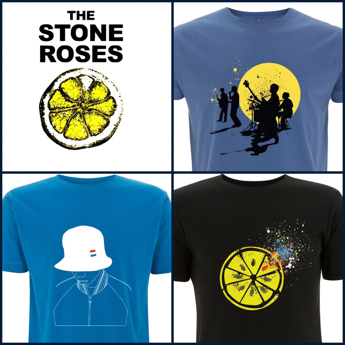 EXPLOSIVE LEMON: T-Shirt Inspired by The Stone Roses - SOUND IS COLOUR