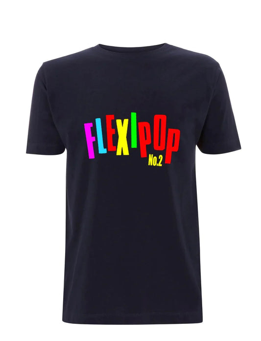 FLEXIPOP No.2: T-Shirt Inspired by The Jam, Pop Art Poem Flexidisc - SOUND IS COLOUR