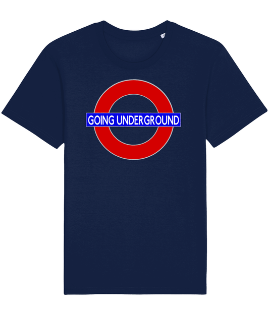 GOING UNDERGROUND T-Shirt Inspired by The Jam and London (2 Colours) Small to 4XL - SOUND IS COLOUR