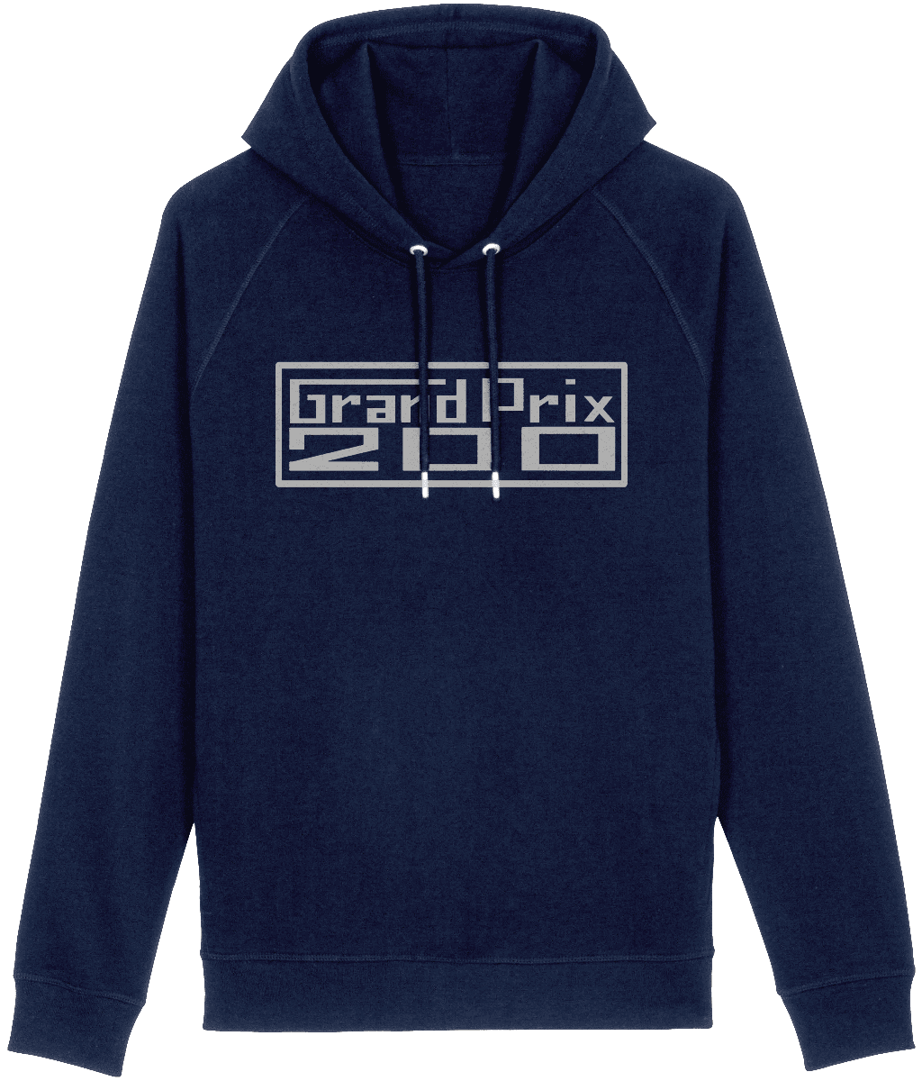 GRAND PRIX 200: Hoodie inspired by Classic Lambretta Scooters (Silver Badge) GP200 - SOUND IS COLOUR