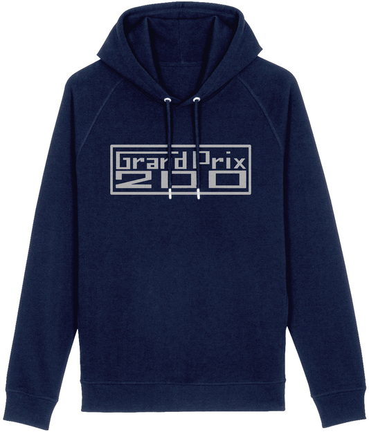 GRAND PRIX 200: Hoodie inspired by Classic Lambretta Scooters (Silver Badge) GP200 - SOUND IS COLOUR