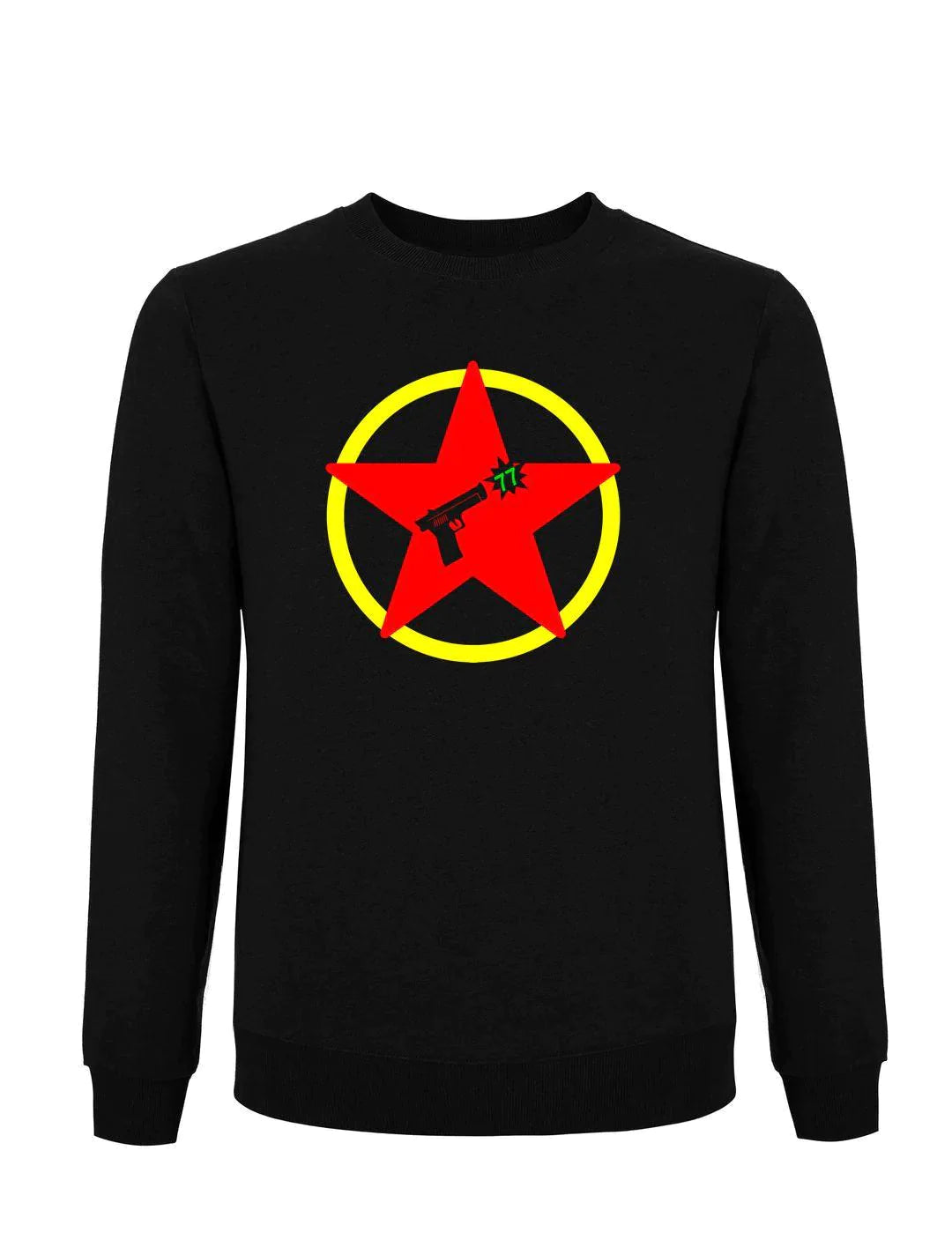 GUNS 77: Sweatshirt Inspired by The Clash - SOUND IS COLOUR