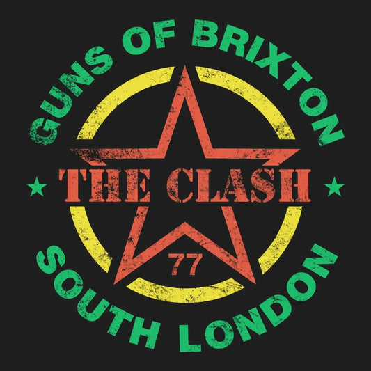 GUNS 77: T-Shirt Inspired by The Clash - SOUND IS COLOUR