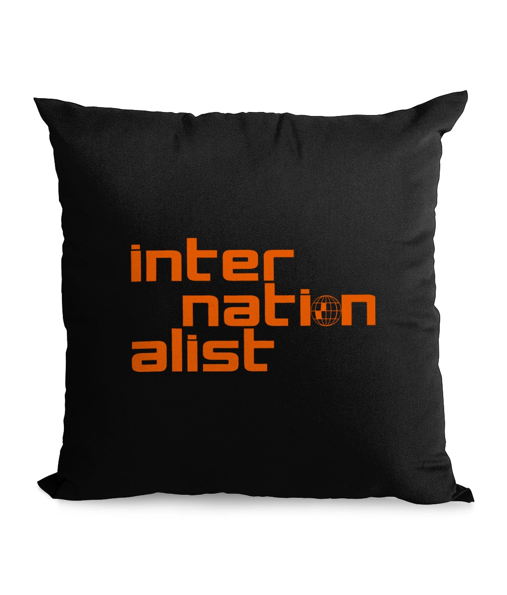 INTERNATIONALIST: Black Throw Cushion Inspired by The Style Council