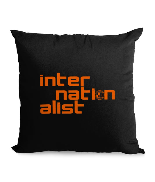 INTERNATIONALIST: Black Throw Cushion Inspired by The Style Council