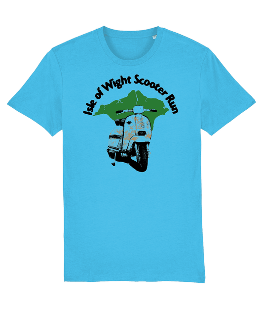 ISLE OF WIGHT GP: T-Shirt Inspired by Classic Lambretta Scooters (3Colour Options) Small to 3XL - SOUND IS COLOUR
